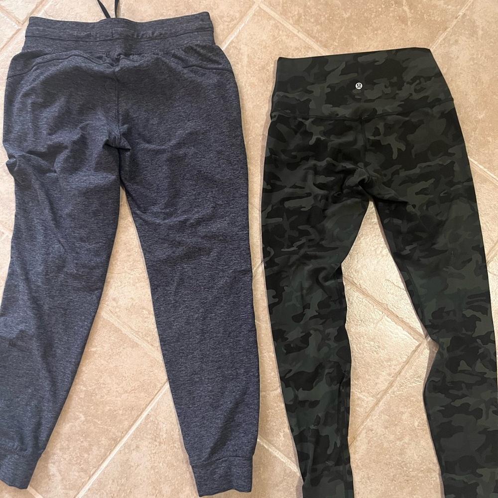 Lululemon Rulu Pants and align leggings 8
